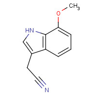 2436-18-2 2-(7-methoxy-1H-indol-3-yl)acetonitrile chemical structure