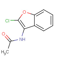 67382-11-0 N-(2-chloro-1-benzofuran-3-yl)acetamide chemical structure