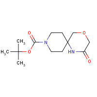 1160247-03-9 tert-butyl 2-oxo-4-oxa-1,9-diazaspiro[5.5]undecane-9-carboxylate chemical structure
