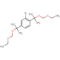 1437052-79-3 2-bromo-1,4-bis[2-(ethoxymethoxy)propan-2-yl]benzene chemical structure