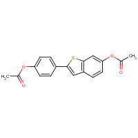 84449-63-8 [4-(6-acetyloxy-1-benzothiophen-2-yl)phenyl] acetate chemical structure