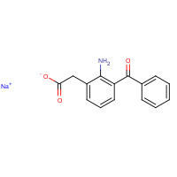 61941-56-8 sodium;2-(2-amino-3-benzoylphenyl)acetate chemical structure