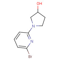 332135-62-3 1-(6-bromopyridin-2-yl)pyrrolidin-3-ol chemical structure