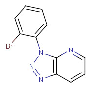 62051-96-1 3-(2-bromophenyl)triazolo[4,5-b]pyridine chemical structure