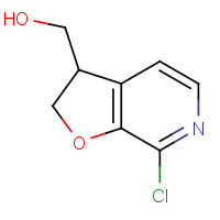 174469-04-6 (7-chloro-2,3-dihydrofuro[2,3-c]pyridin-3-yl)methanol chemical structure