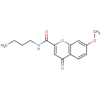 862993-30-4 N-butyl-7-methoxy-4-oxochromene-2-carboxamide chemical structure