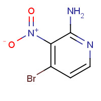 84487-10-5 4-bromo-3-nitropyridin-2-amine chemical structure
