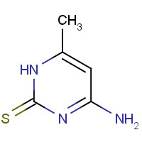 89180-08-5 4-amino-6-methyl-1H-pyrimidine-2-thione chemical structure