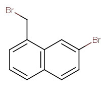 81830-68-4 7-bromo-1-(bromomethyl)naphthalene chemical structure