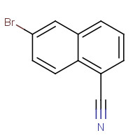 91065-16-6 6-bromonaphthalene-1-carbonitrile chemical structure