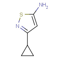887405-00-7 3-cyclopropyl-1,2-thiazol-5-amine chemical structure