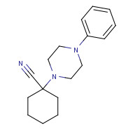 39230-30-3 1-(4-phenylpiperazin-1-yl)cyclohexane-1-carbonitrile chemical structure