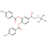 30392-40-6 [4-[2-(tert-butylamino)-1-hydroxyethyl]-2-(4-methylbenzoyl)oxyphenyl] 4-methylbenzoate chemical structure