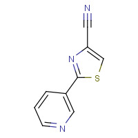 685120-98-3 2-pyridin-3-yl-1,3-thiazole-4-carbonitrile chemical structure