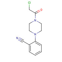 177488-98-1 2-[4-(2-chloroacetyl)piperazin-1-yl]benzonitrile chemical structure