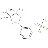 305448-92-4 N-[3-(4,4,5,5-tetramethyl-1,3,2-dioxaborolan-2-yl)phenyl]methanesulfonamide chemical structure