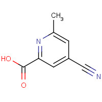 1060809-93-9 4-cyano-6-methylpyridine-2-carboxylic acid chemical structure