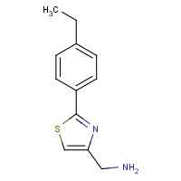 885280-80-8 [2-(4-ethylphenyl)-1,3-thiazol-4-yl]methanamine chemical structure