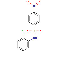 63132-66-1 N-(2-chlorophenyl)-4-nitrobenzenesulfonamide chemical structure