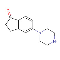 868245-03-8 5-piperazin-1-yl-2,3-dihydroinden-1-one chemical structure