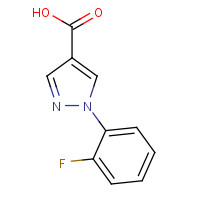 1134310-63-6 1-(2-fluorophenyl)pyrazole-4-carboxylic acid chemical structure