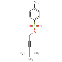 57188-76-8 4,4-dimethylpent-2-ynyl 4-methylbenzenesulfonate chemical structure