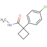 633701-50-5 1-(4-chlorophenyl)-N-methylcyclobutane-1-carboxamide chemical structure