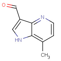 1023817-89-1 7-methyl-1H-pyrrolo[3,2-b]pyridine-3-carbaldehyde chemical structure