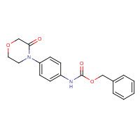 1313613-18-1 benzyl N-[4-(3-oxomorpholin-4-yl)phenyl]carbamate chemical structure