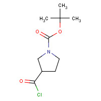 1202570-54-4 tert-butyl 3-carbonochloridoylpyrrolidine-1-carboxylate chemical structure