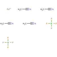 21797-13-7 acetonitrile;palladium(2+);ditetrafluoroborate chemical structure