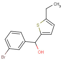761425-02-9 (3-bromophenyl)-(5-ethylthiophen-2-yl)methanol chemical structure