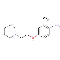 925920-77-0 2-methyl-4-(2-piperidin-1-ylethoxy)aniline chemical structure