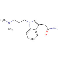 203719-69-1 2-[1-[3-(dimethylamino)propyl]indol-3-yl]acetamide chemical structure