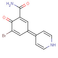 928657-20-9 5-bromo-6-oxo-3-(1H-pyridin-4-ylidene)cyclohexa-1,4-diene-1-carboxamide chemical structure