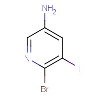 697300-68-8 6-bromo-5-iodopyridin-3-amine chemical structure
