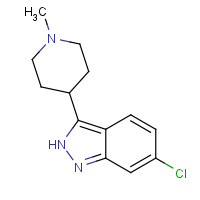 98295-18-2 6-chloro-3-(1-methylpiperidin-4-yl)-2H-indazole chemical structure
