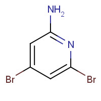408352-48-7 4,6-dibromopyridin-2-amine chemical structure