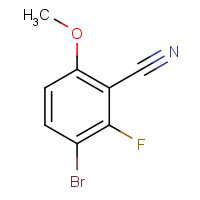 1428478-66-3 3-bromo-2-fluoro-6-methoxybenzonitrile chemical structure