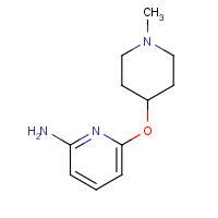478366-23-3 6-(1-methylpiperidin-4-yl)oxypyridin-2-amine chemical structure