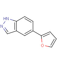 885272-43-5 5-(furan-2-yl)-1H-indazole chemical structure