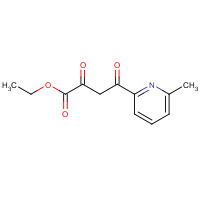 19201-58-2 ethyl 4-(6-methylpyridin-2-yl)-2,4-dioxobutanoate chemical structure