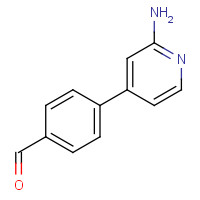 622402-34-0 4-(2-aminopyridin-4-yl)benzaldehyde chemical structure