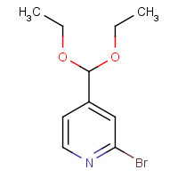 737000-79-2 2-bromo-4-(diethoxymethyl)pyridine chemical structure