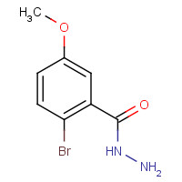 112584-40-4 2-bromo-5-methoxybenzohydrazide chemical structure
