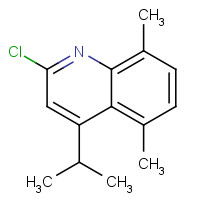 1285387-99-6 2-chloro-5,8-dimethyl-4-propan-2-ylquinoline chemical structure