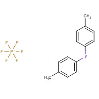 60565-88-0 bis(4-methylphenyl)iodanium;hexafluorophosphate chemical structure