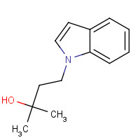 1313043-17-2 4-indol-1-yl-2-methylbutan-2-ol chemical structure