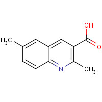 610261-45-5 2,6-dimethylquinoline-3-carboxylic acid chemical structure