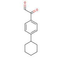 229184-94-5 2-(4-cyclohexylphenyl)-2-oxoacetaldehyde chemical structure